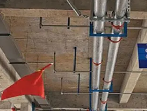 乌兰管廊支架的安装方法
